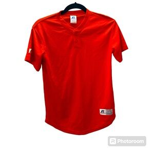 Russell Athletic Youth Practice Orange Mesh Jersey Youth Medium